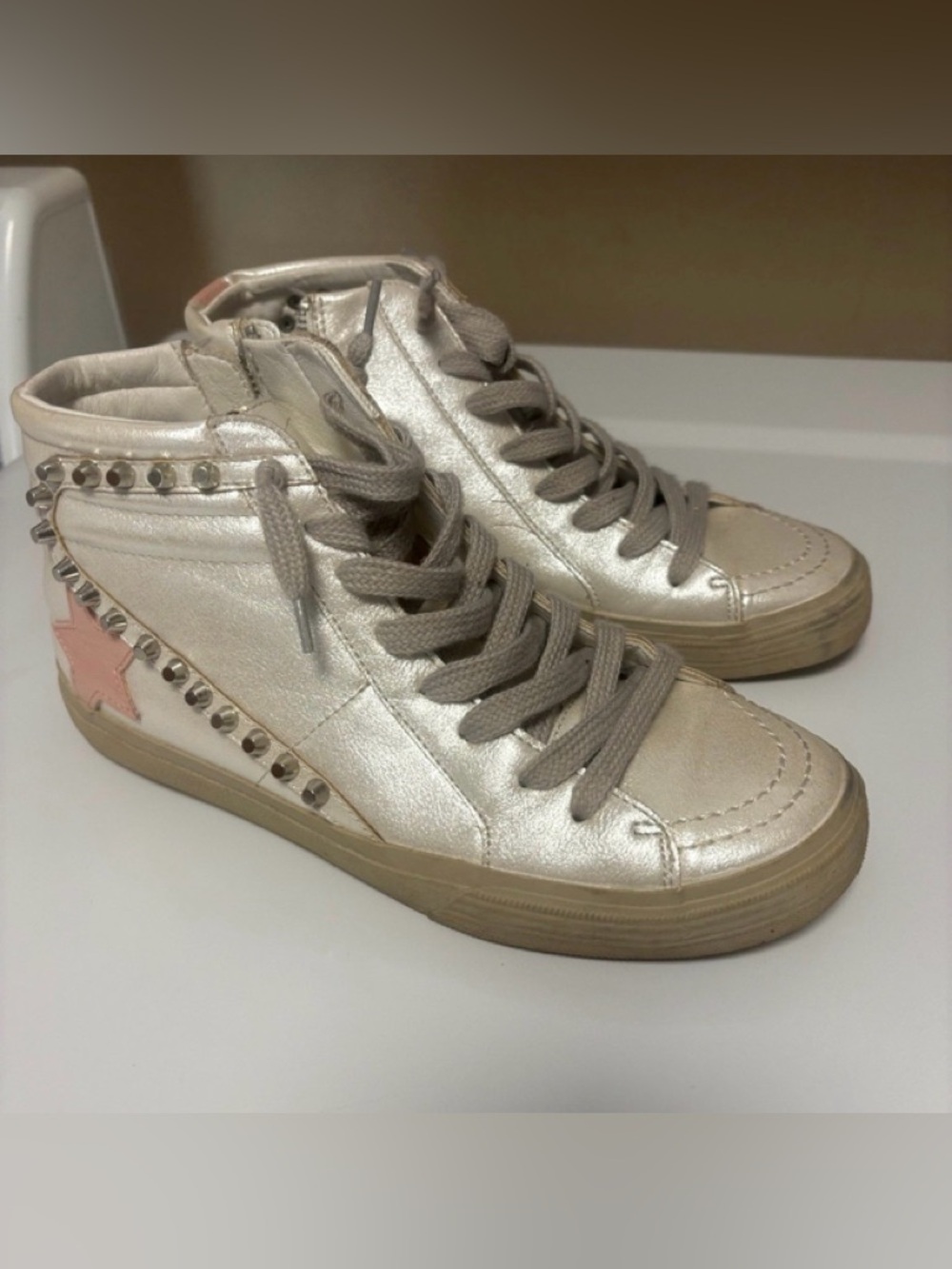 Shu shop high top sneakers size 8